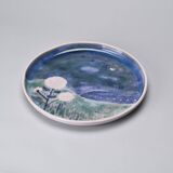 Plat rond par Robert et Jean Cloutier, circa 1960