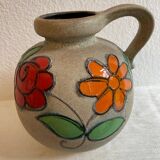 Scheurich ceramic vase pitcher West Germany vintage 1970s