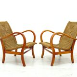Chaises en corde vintage, 1970