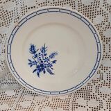 Round antique plate Badonviller