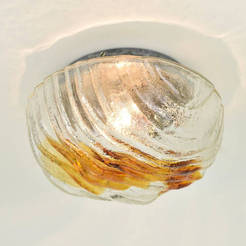 Mazzega Murano ceiling light from the 1960s