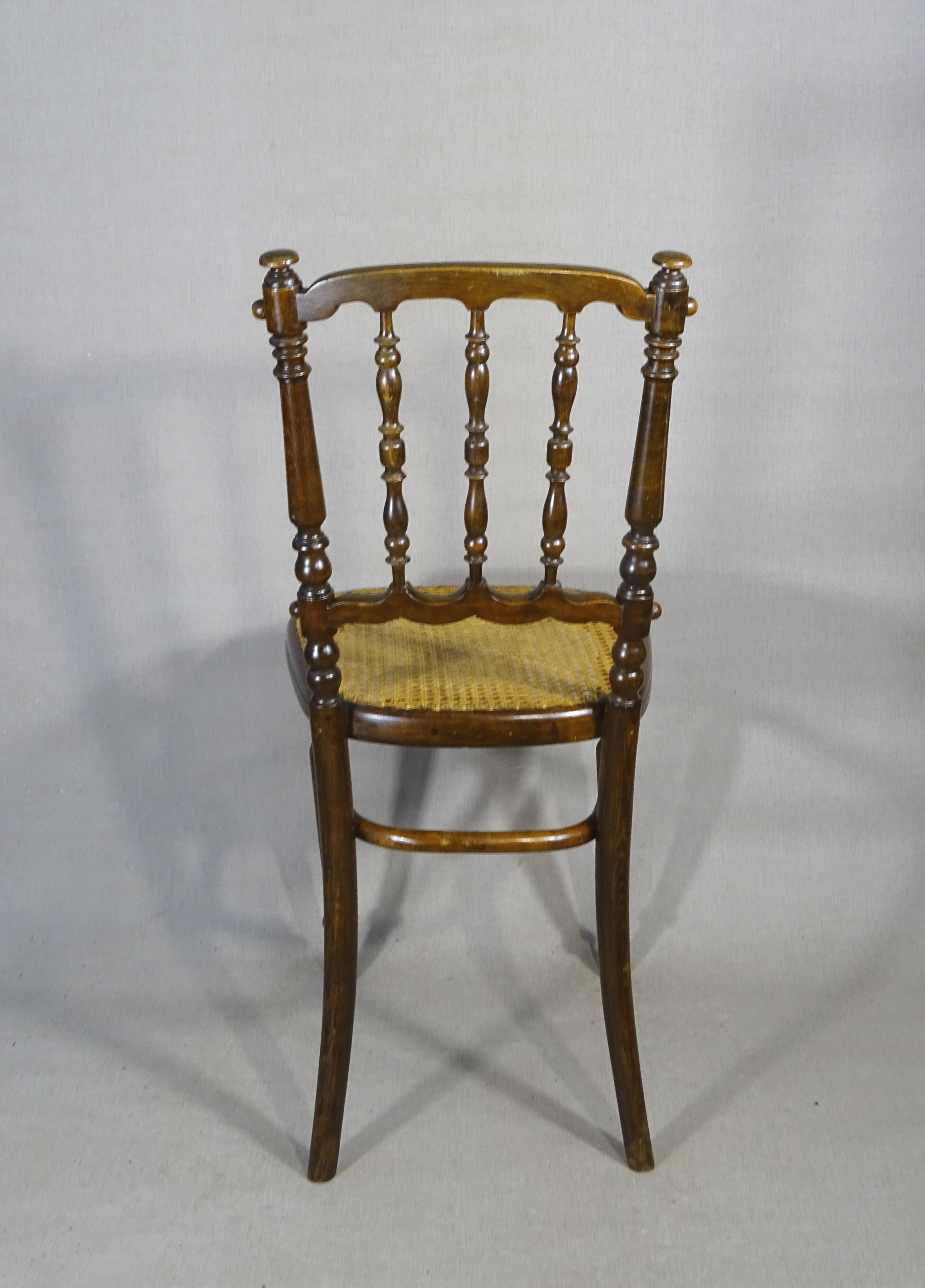 Fischel chair, Napoleon III type Bent wood, circa 1900 - bistro -Canadian-
