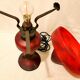 Champignon art-nouveau lamp signed schneider charles - foot and lampshade in glass paste