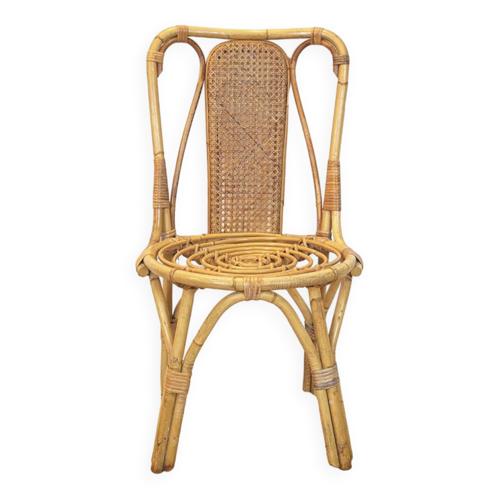Vintage bamboo chair