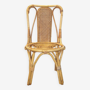 Vintage bamboo chair