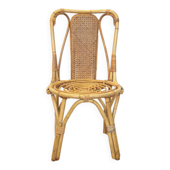 Vintage bamboo chair