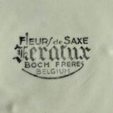 Plat Boch Freres « Fleurs de Saxe »