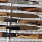 box of 12 vintage table knives