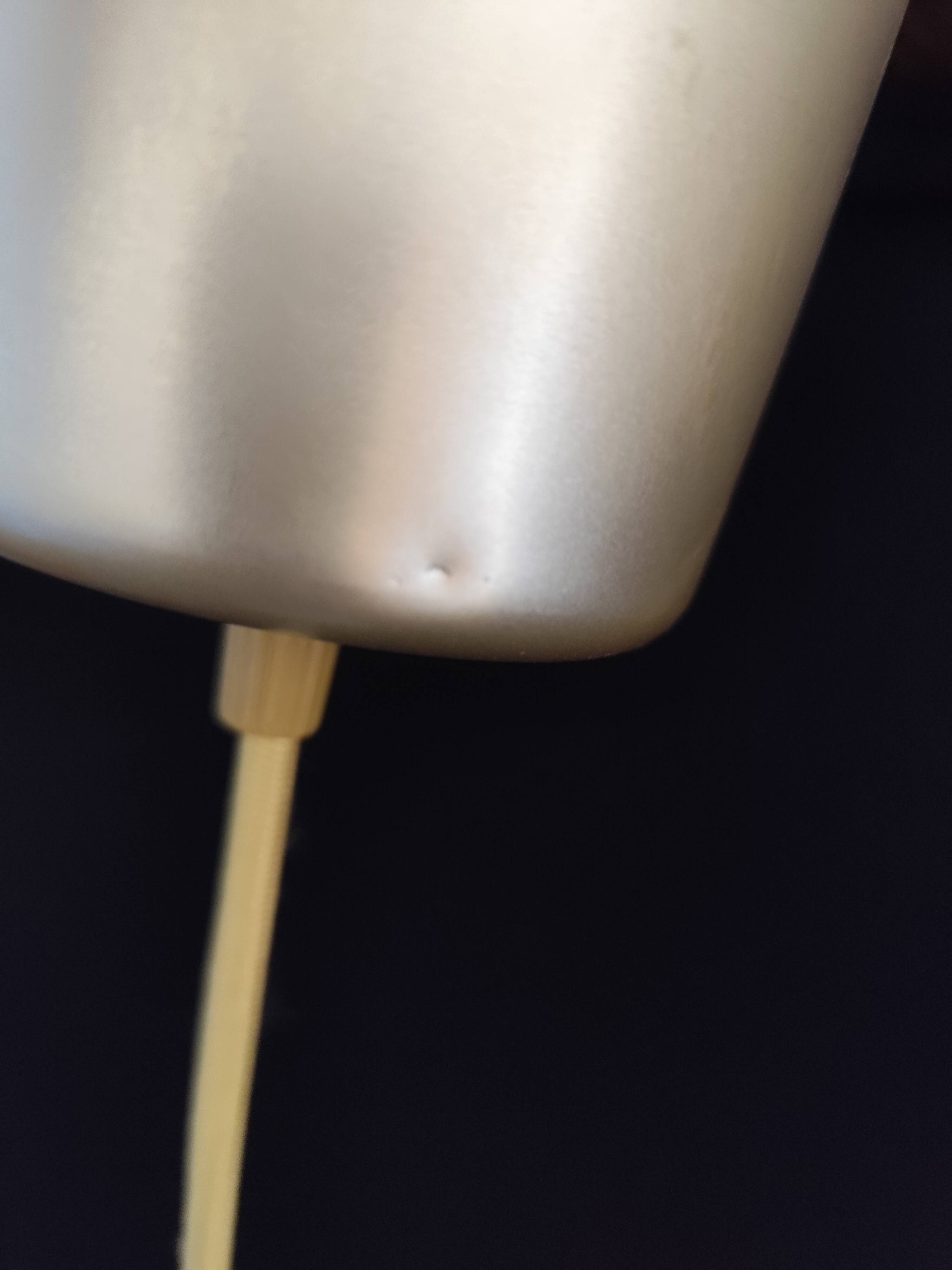 Glass suspension Peill & Putzler 1970s design lamp