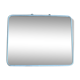 Miroir de barbier contour bleu 30 x 24cm