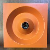 Orange wall lamp Klaus Hempel Kaiser Leuchten, 1970