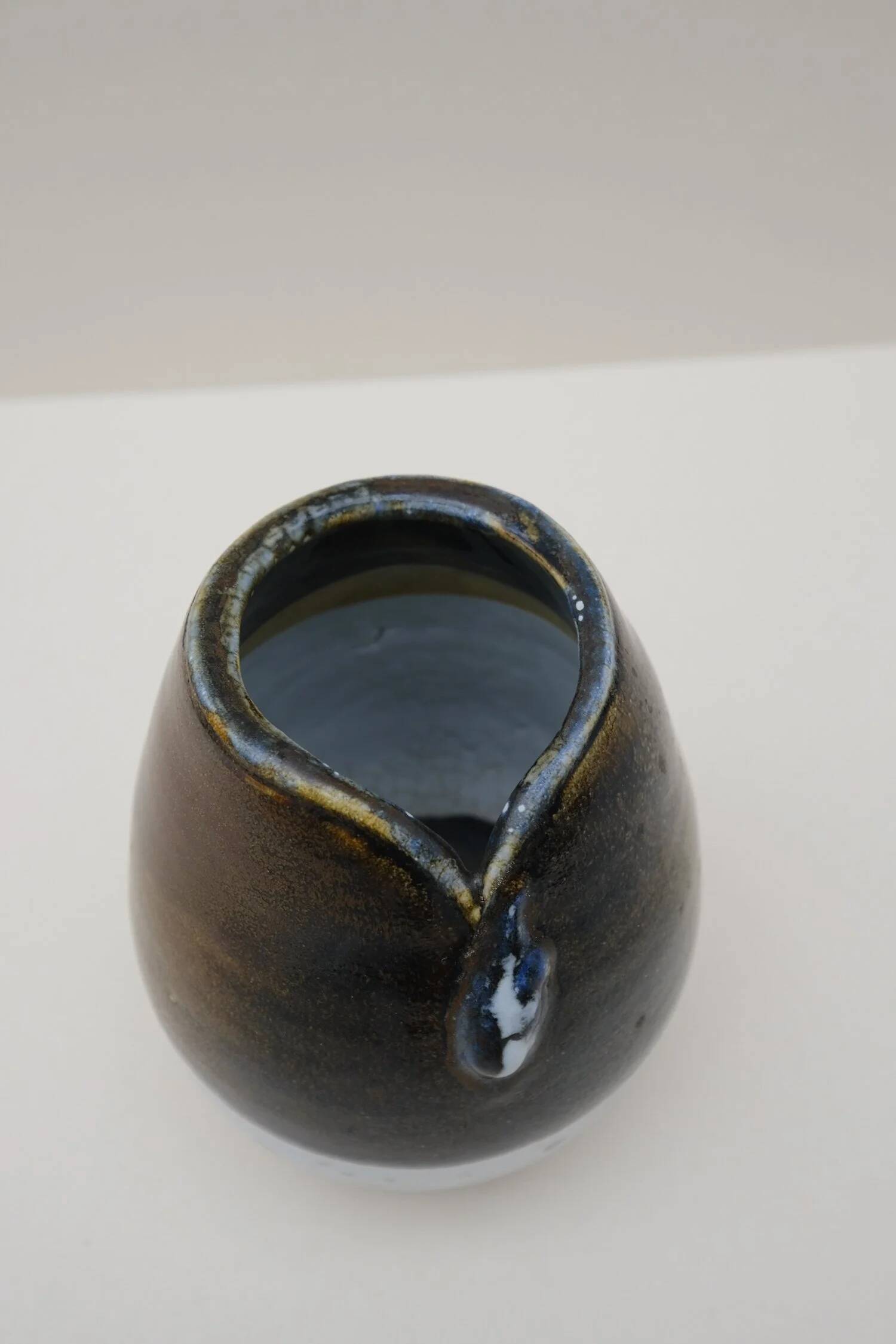 Signed ceramic vase