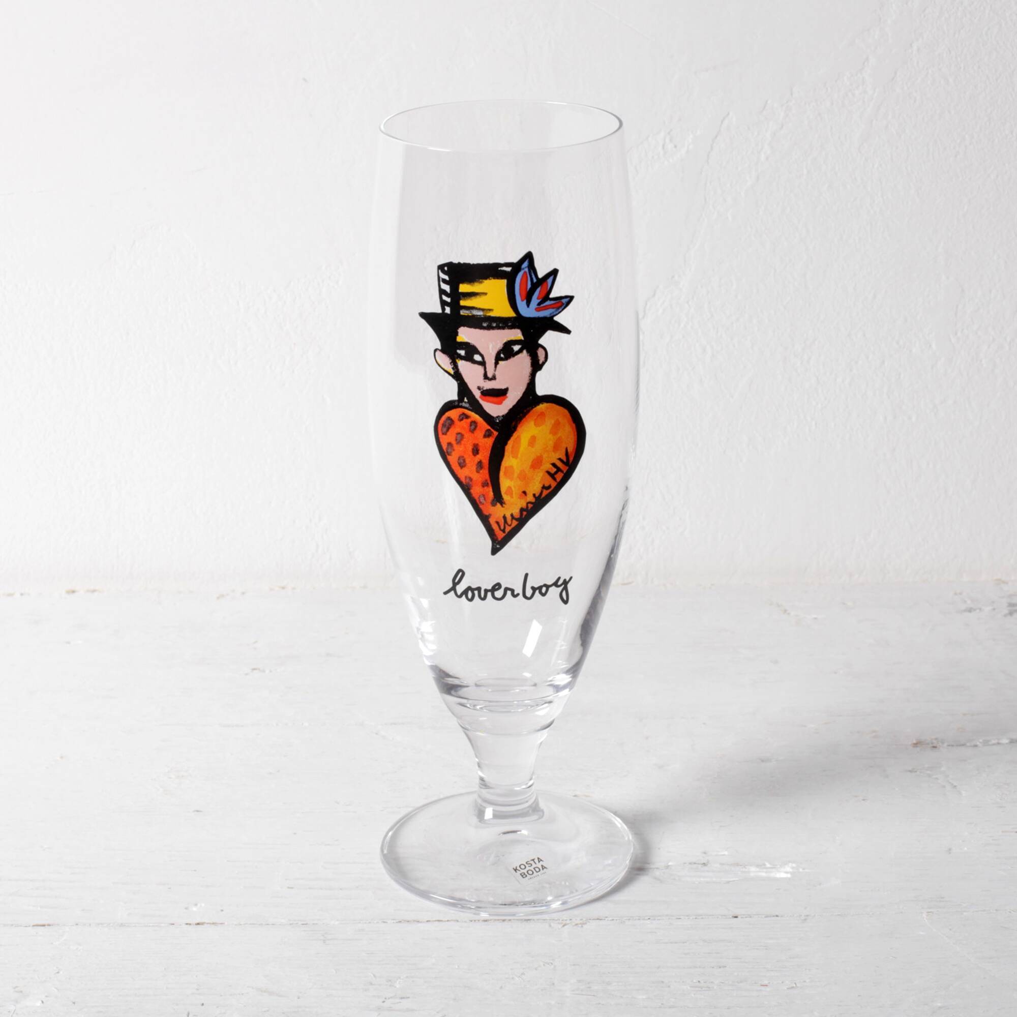Crystal Glasses Friedsheep / Beer Kosta Boda Stemware/Ulrica Hydman Vallien