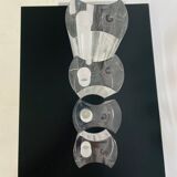 Complete set of 4 Luigi Massoni soliflore vases