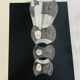 Complete set of 4 Luigi Massoni soliflore vases