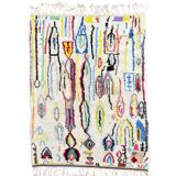 Large moroccan berber rug 200x290 cm – beni m'rirt