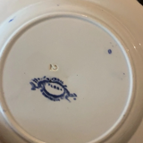Flat floral plate from 1900
