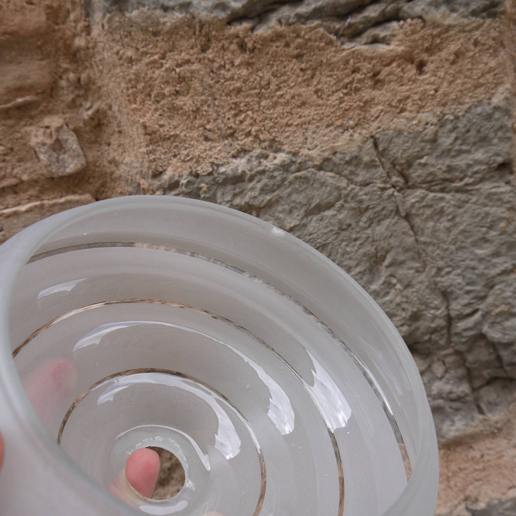 Polished glass suspension