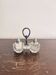 Antique Condiment Holder Salt Cellar Pepper Shaker Silver-Plated Metal Christofle