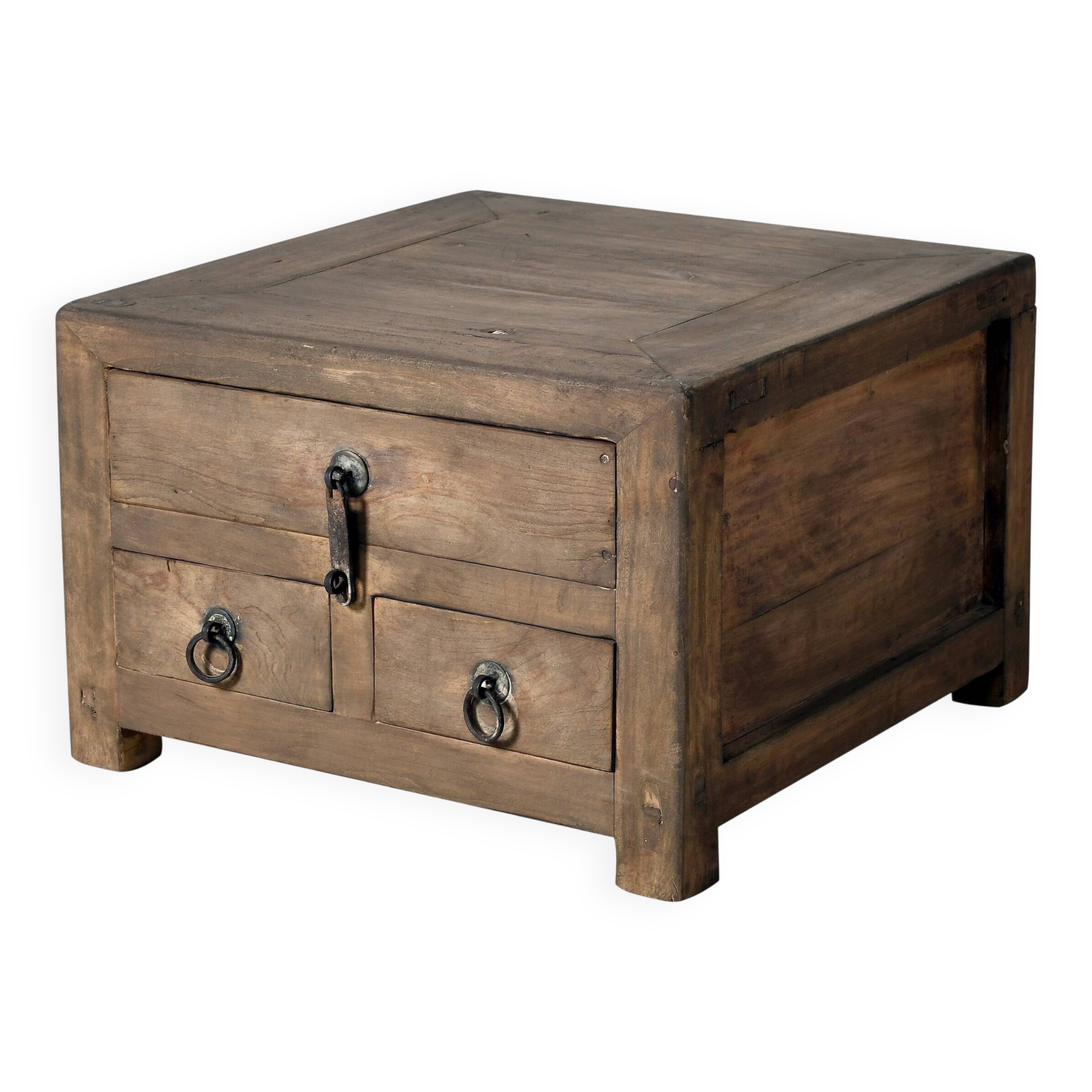 Haibei - Chinese bedside table in ancient elm no. 3