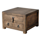 Haibei - Chinese bedside table in ancient elm no. 3