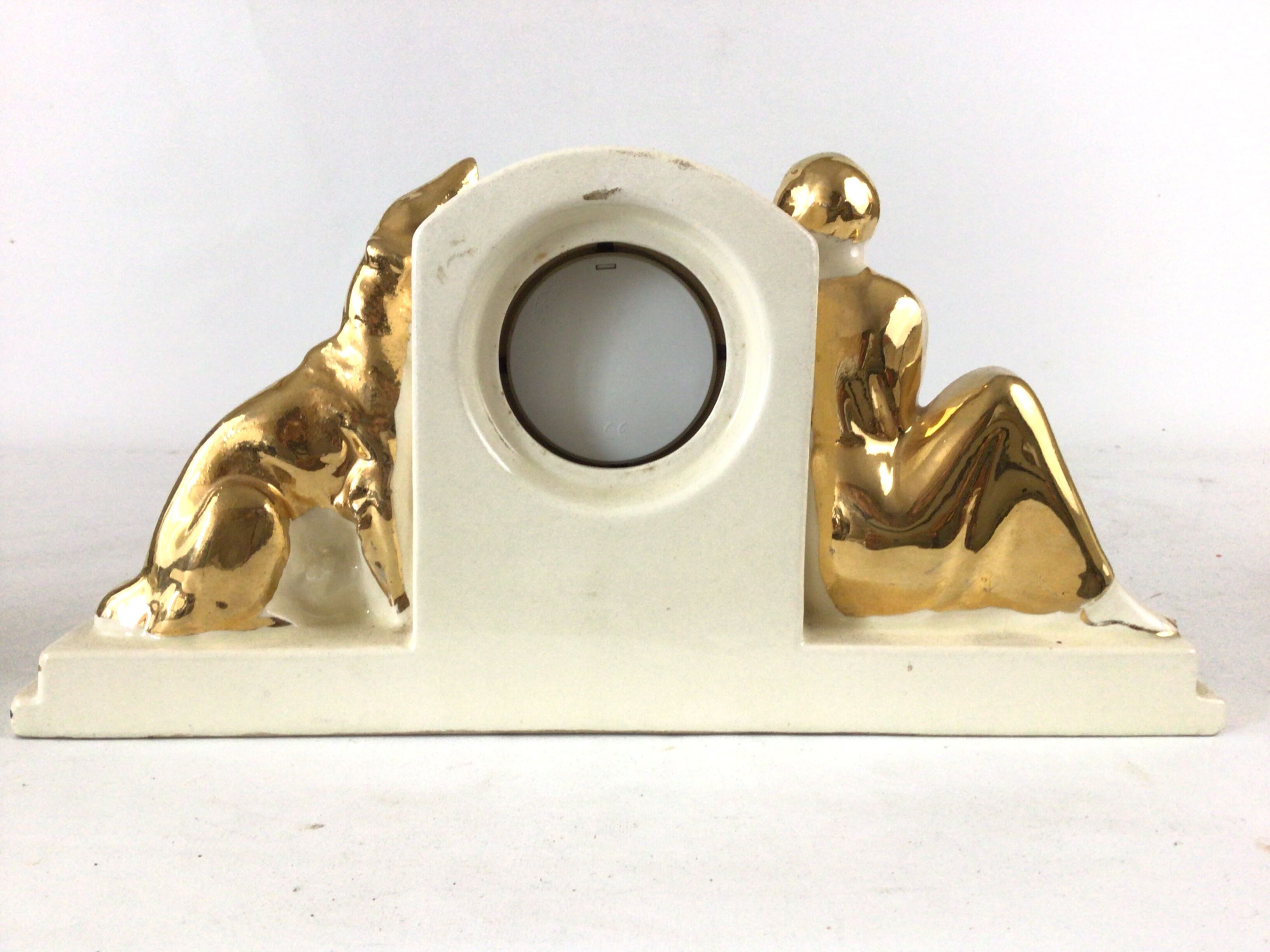 Earthenware fireplace trim Art deco