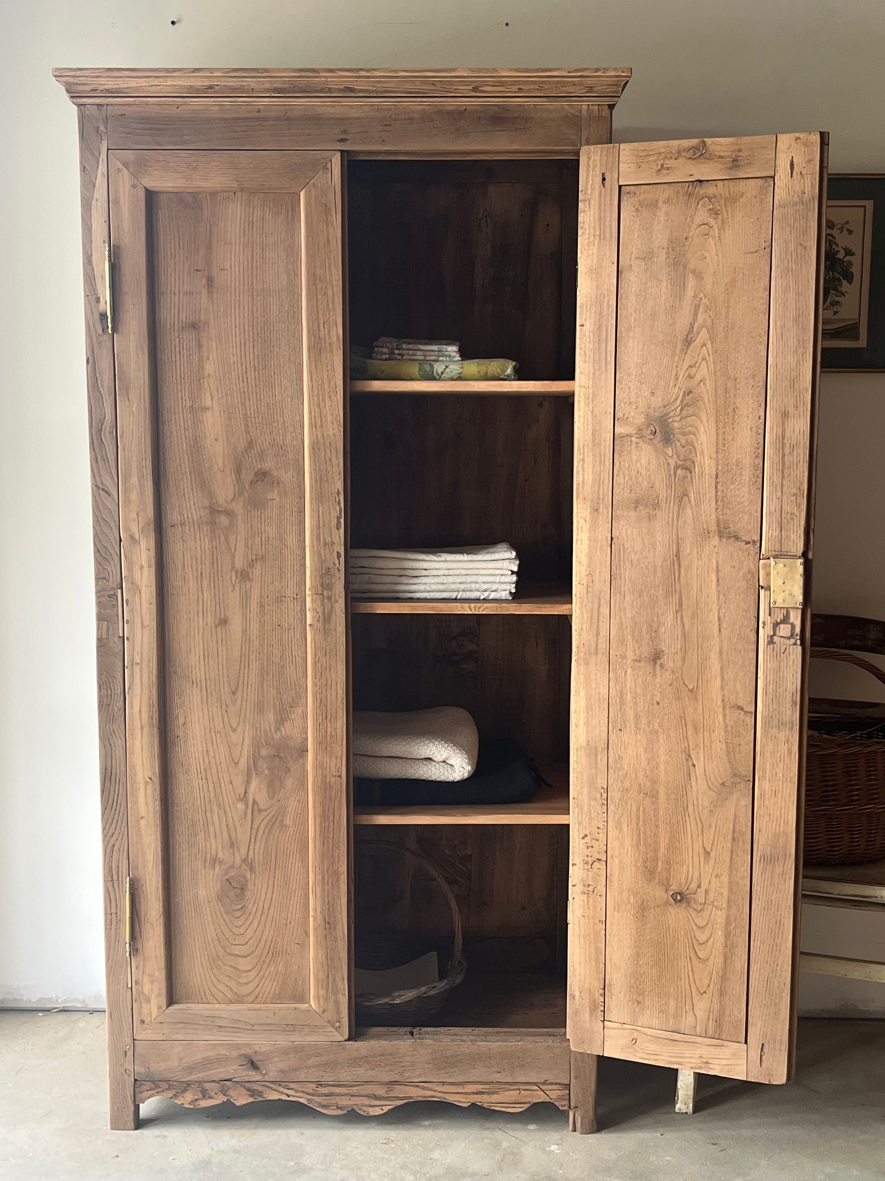 Antique chestnut wardrobe