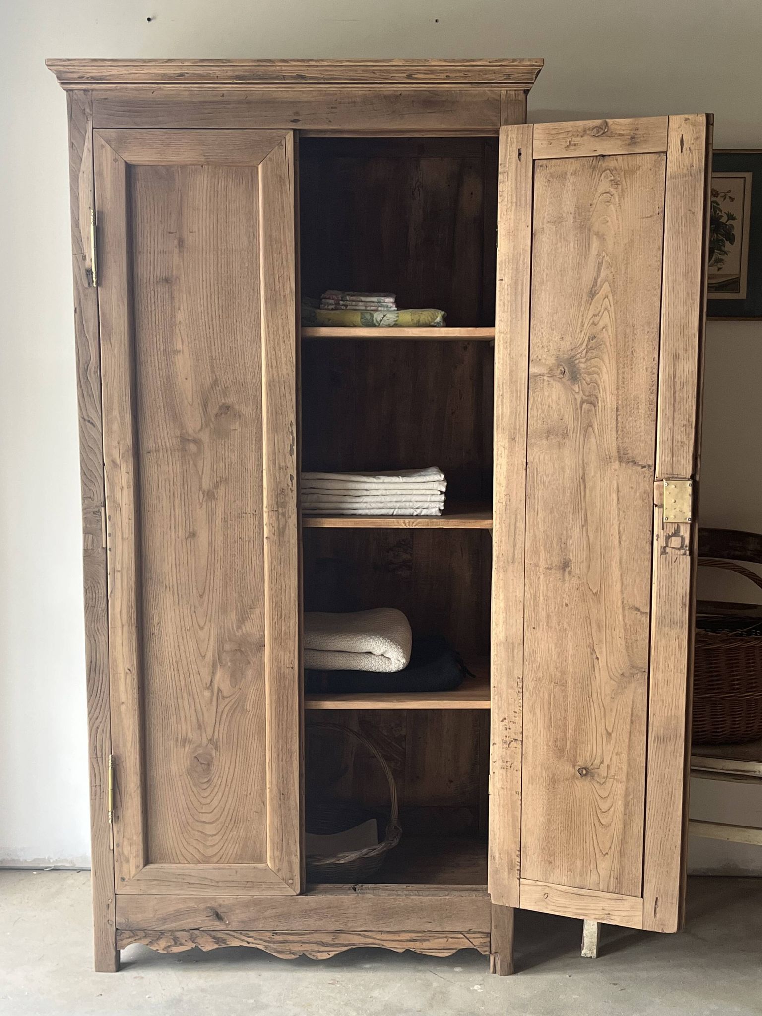 Antique chestnut wardrobe
