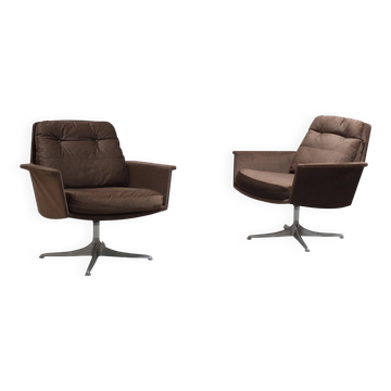 Paire de fauteuils pivotants 'Sedia' par Horst Brüning pour COR, 1972