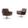 Paire de fauteuils pivotants 'Sedia' par Horst Brüning pour COR, 1972
