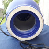 Pied de lampe bleu  H54 cm