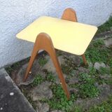 Table basse vintage pied compas