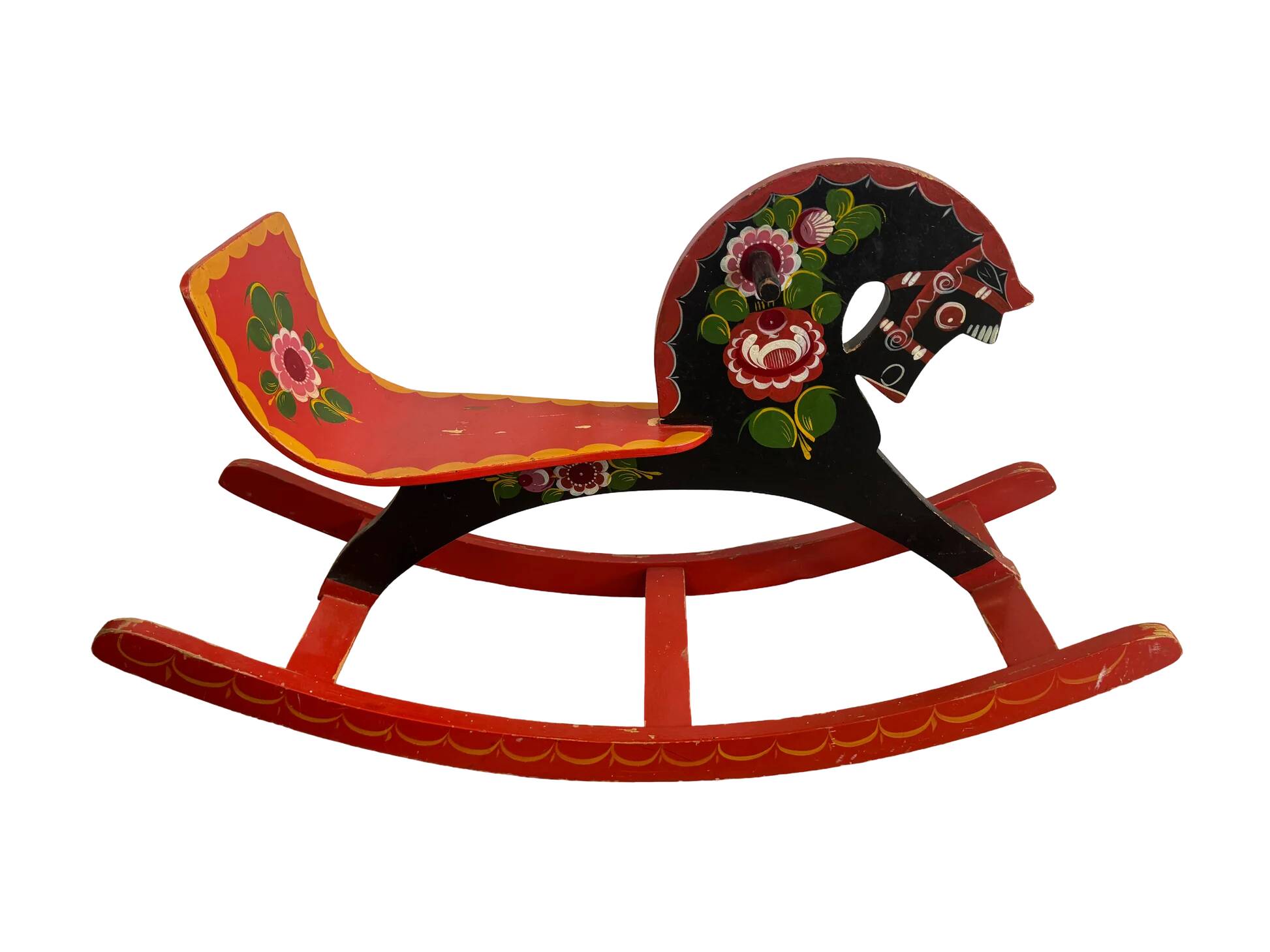 Vintage Russian rocking horse, 70s