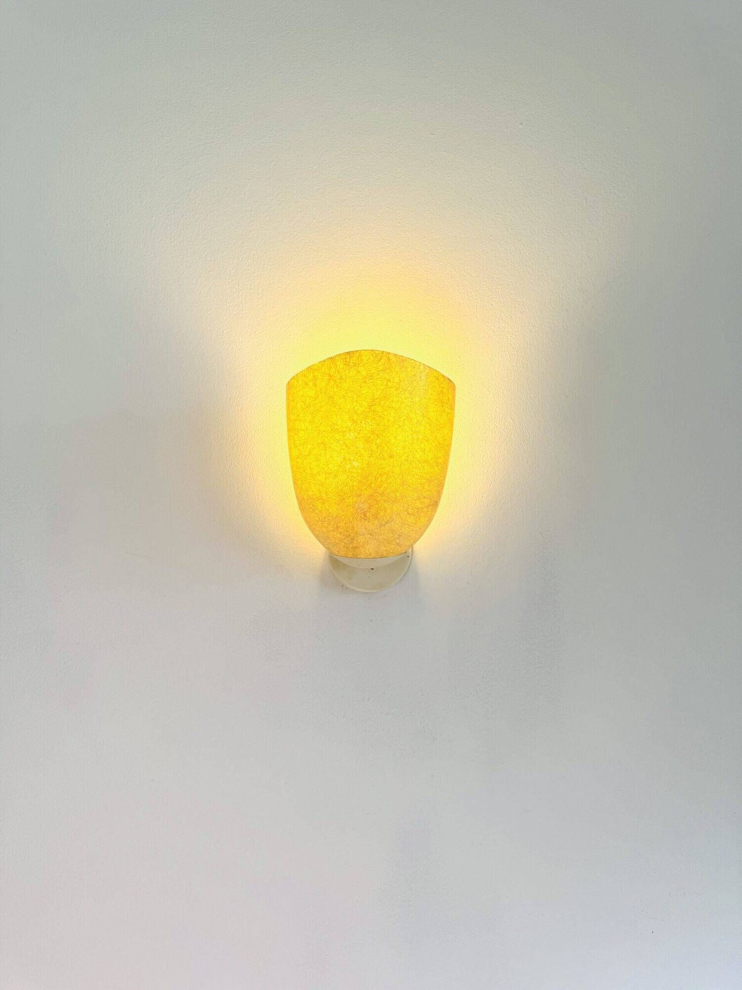 Model Nd11 Fiberglass Wall Lamp By Louis Kalff For Philips, The Netherlands 1950S