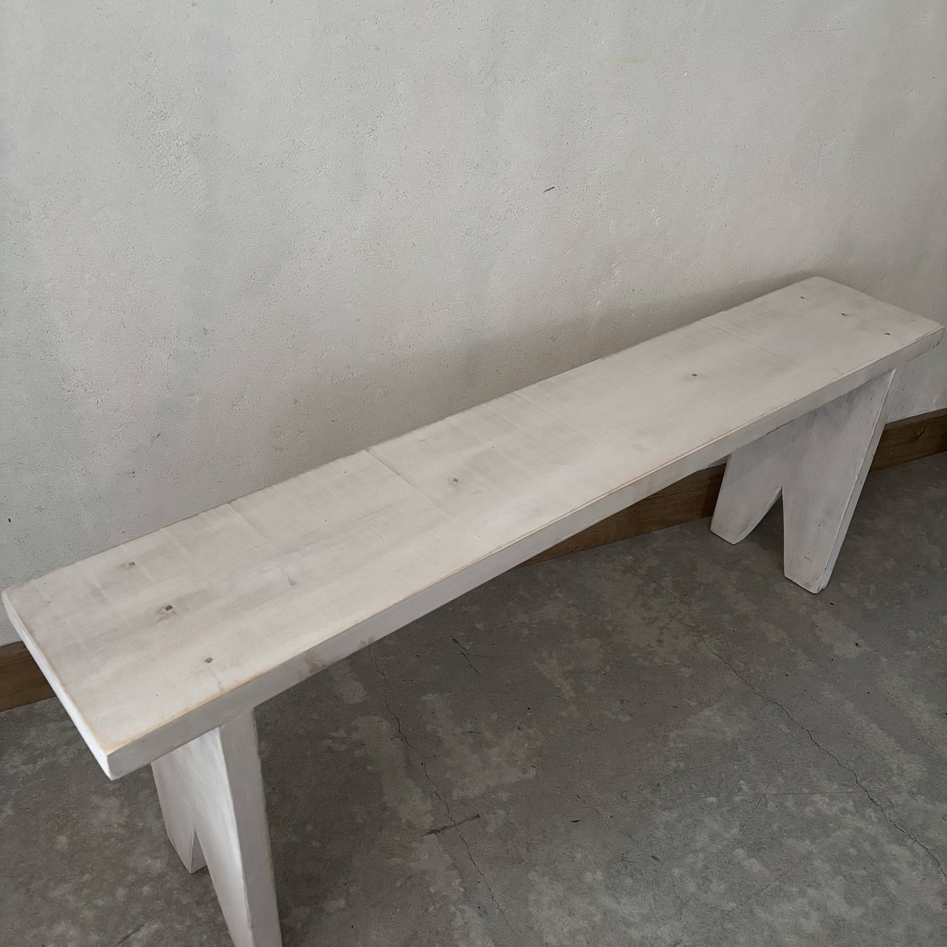 small wooden bench