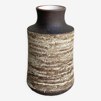 Small vintage ceramic vase - brown