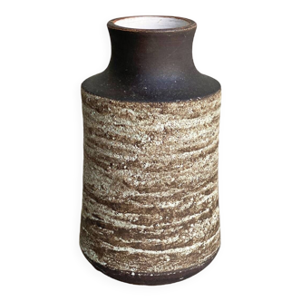 Vase en céramique vintage - marron
