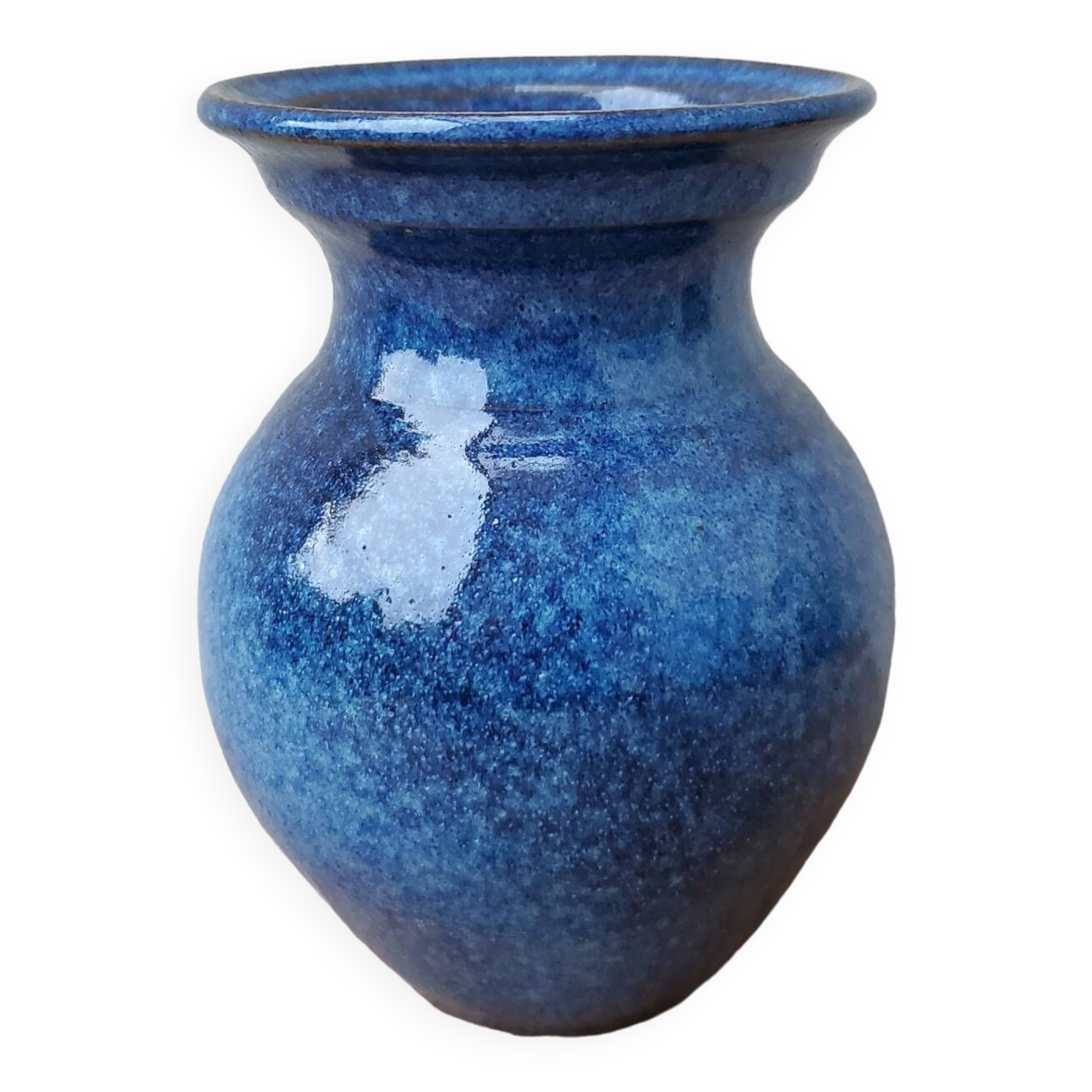 Stoneware vase signed GRM (Guy-Roland MARCY)