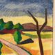 Swedish Mid Century  Oil on Canvas – “Landscape” by Bror Göransson