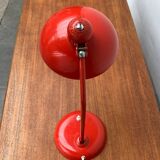 Red German table lamp mid-century 6556 by Christian Dell for Kaiser Idell, 1960s