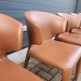 Cassina Hola 367 - set of 6 dining chairs by Hannes Wettstein