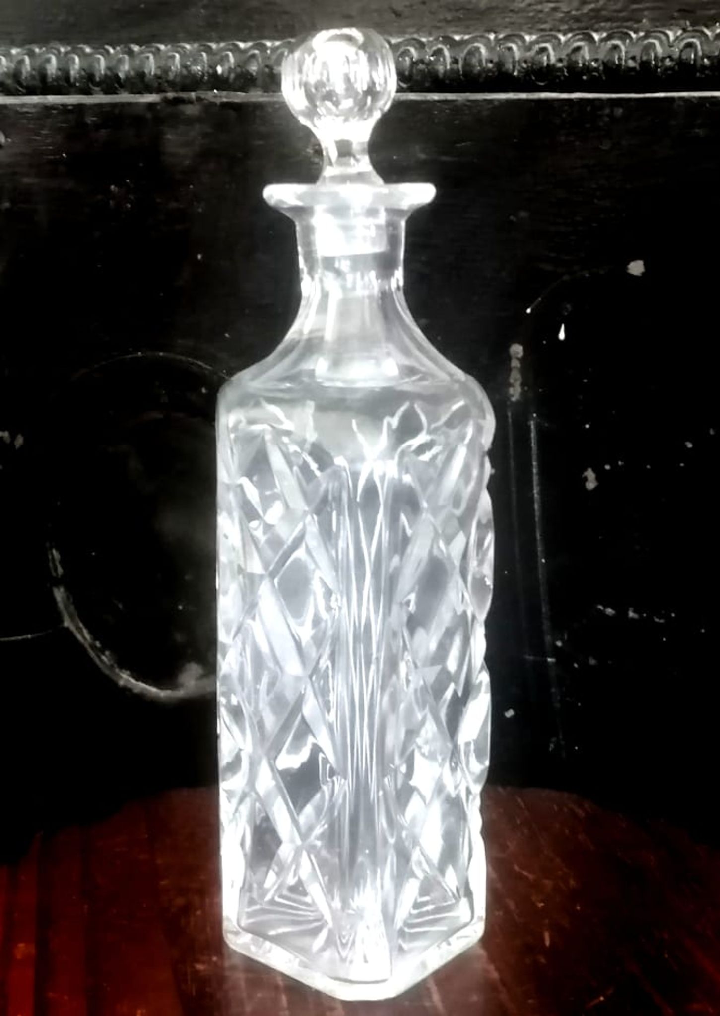 Carafe à whisky taillée style Napoléon III