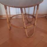 Bamboo coffee table