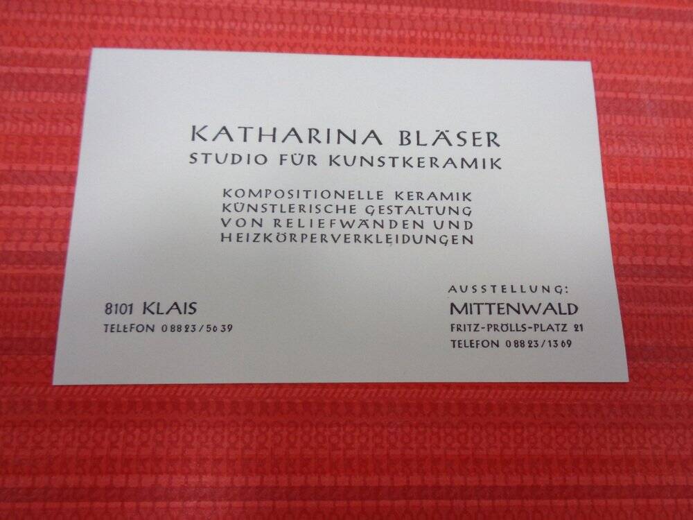 Ceramic Mirror by Katharina Bläser Studio, 1970s