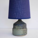 Mid-century modern pottery table lamp made by Rolf Palm, Sweden