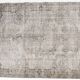 Grey Oushak Antique Wool Carpet