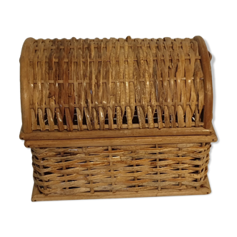 Vintage wicker box