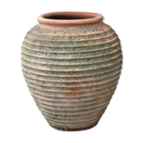 Old and big terracotta jar