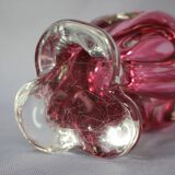 Bohemian Art Glass Vase by Josef Hospodka, Czechoslovakia, 1960s