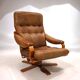 P. Schultz & Co. Denmark leather armchair, 1960